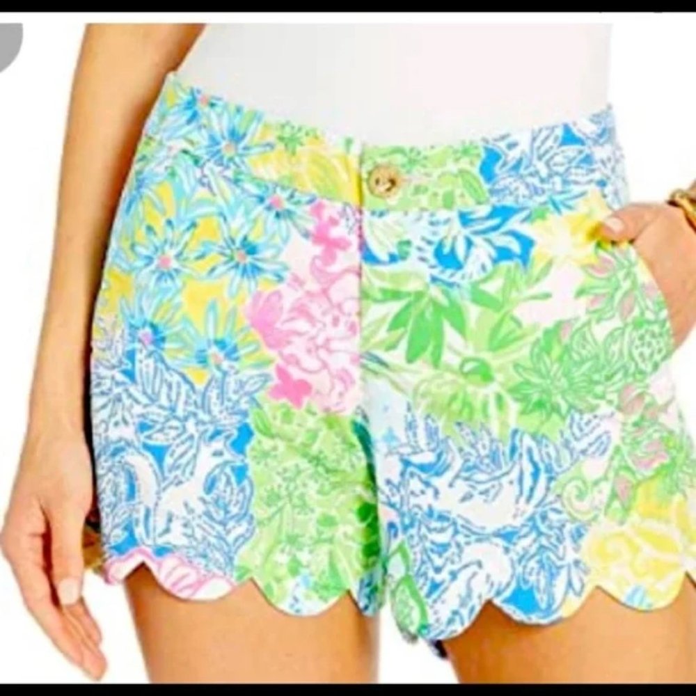 Lilly pulitzer buttercup stretch short cheek to cheek